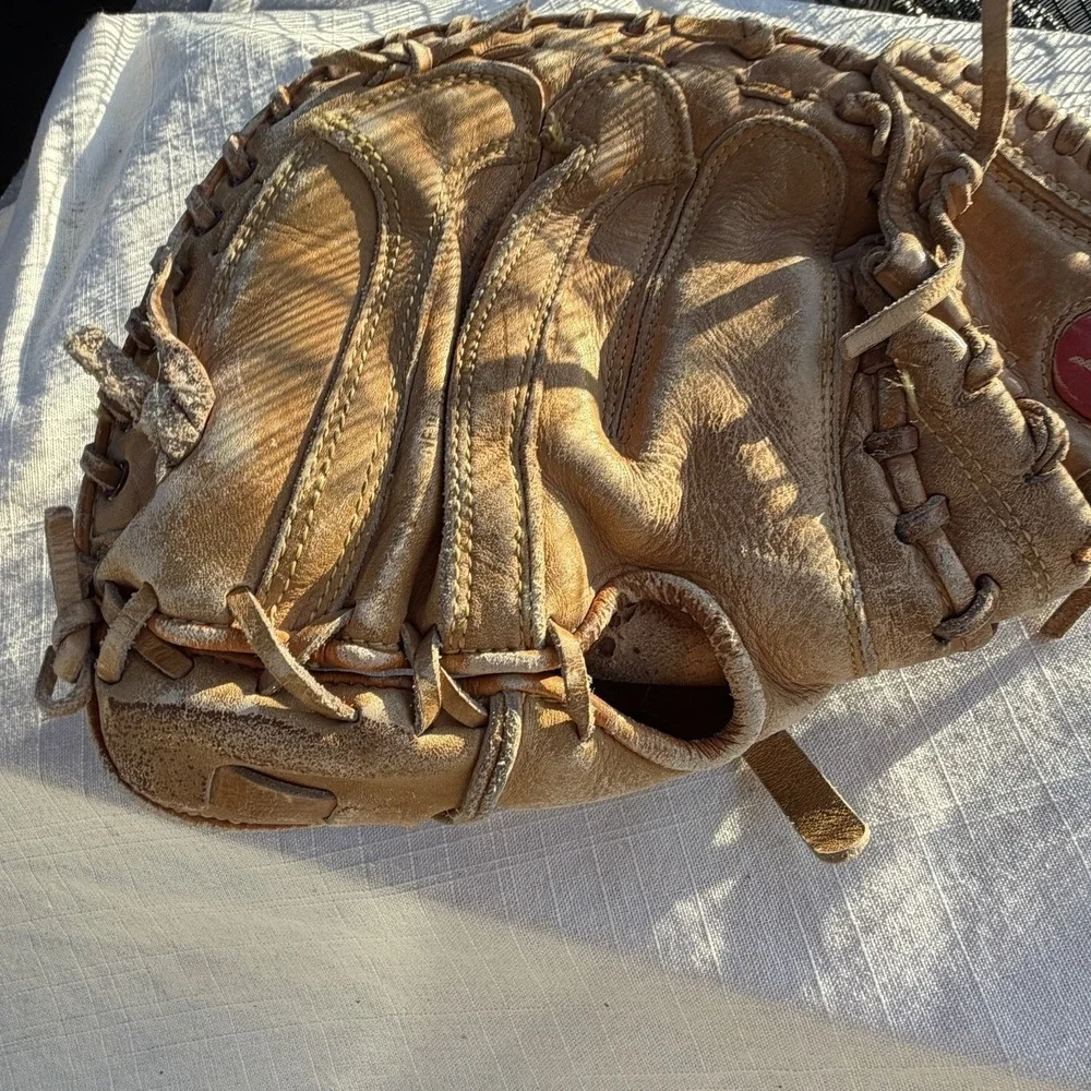 Vintage Mizuno‎ Gary Carter Autograph Catcher's Mitt MT1200 Lite-Flex 34